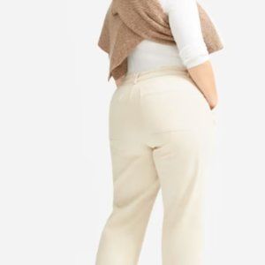 Everlane Straight Leg Crop, Sandstone